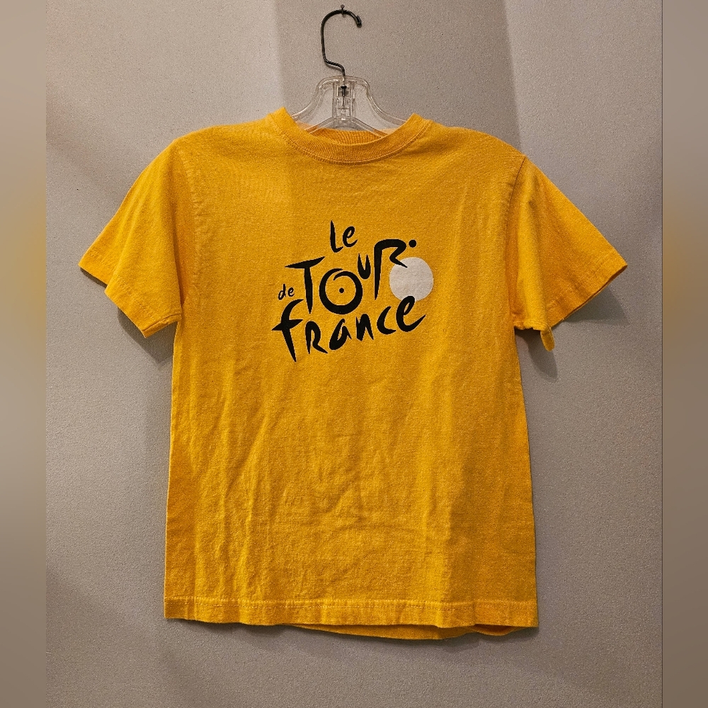 Vintage Le Tour de France Yellow Graphic T-shirt | Size XS